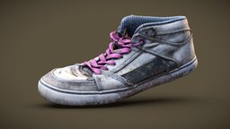 old sneakers dirty, shoes, 4k, normalmap, old, sneakers, old-shoe, normalmap-baked, shue, ralistic, photogrammetry, 3dscan, usedup