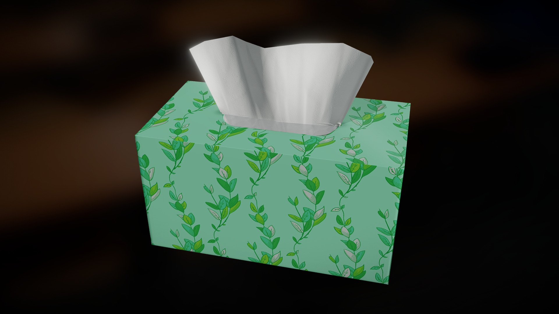 Tissue Box (high quality) - Buy Royalty Free 3D model by Owlish Media (@nataliekirk) 3d model