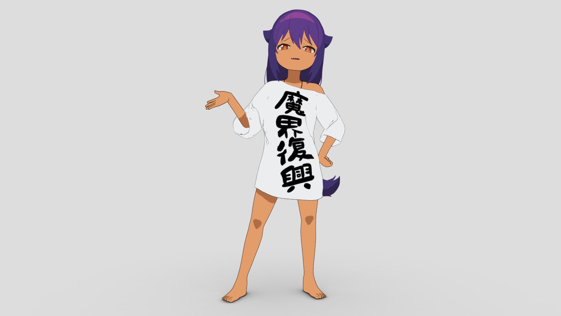 Freestyle render: https://twitter.com/euan_chew/status/1557998963218796544 - Jahy - 3D model by Euan_Chew 3d model