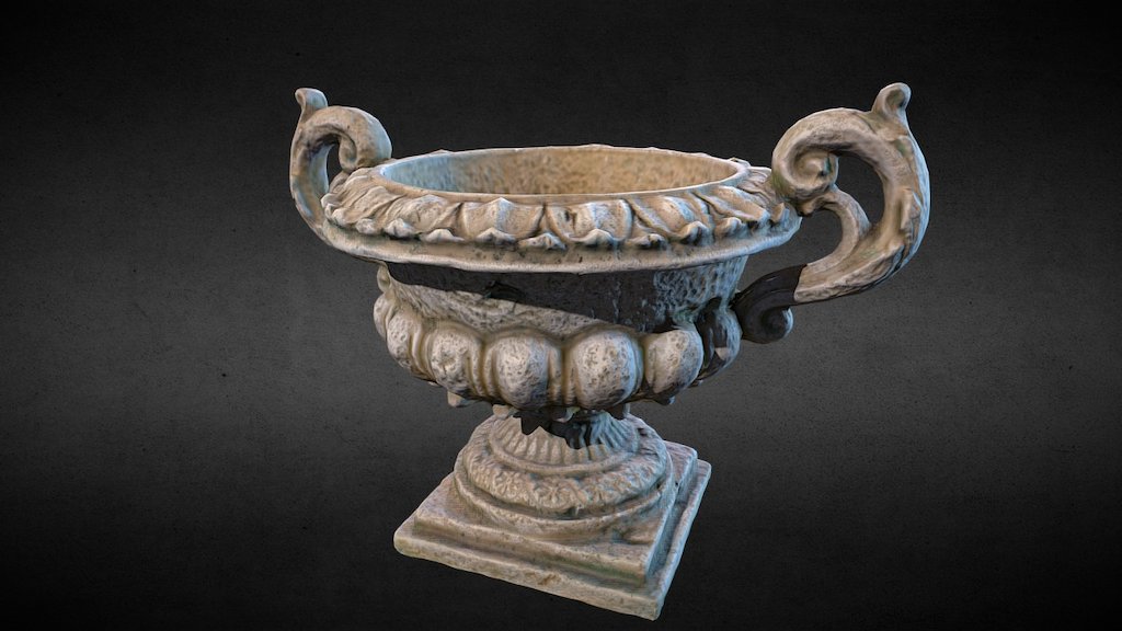 Concrete Vase 3D Scan - 3D model by Daniel_cahill5 3d model