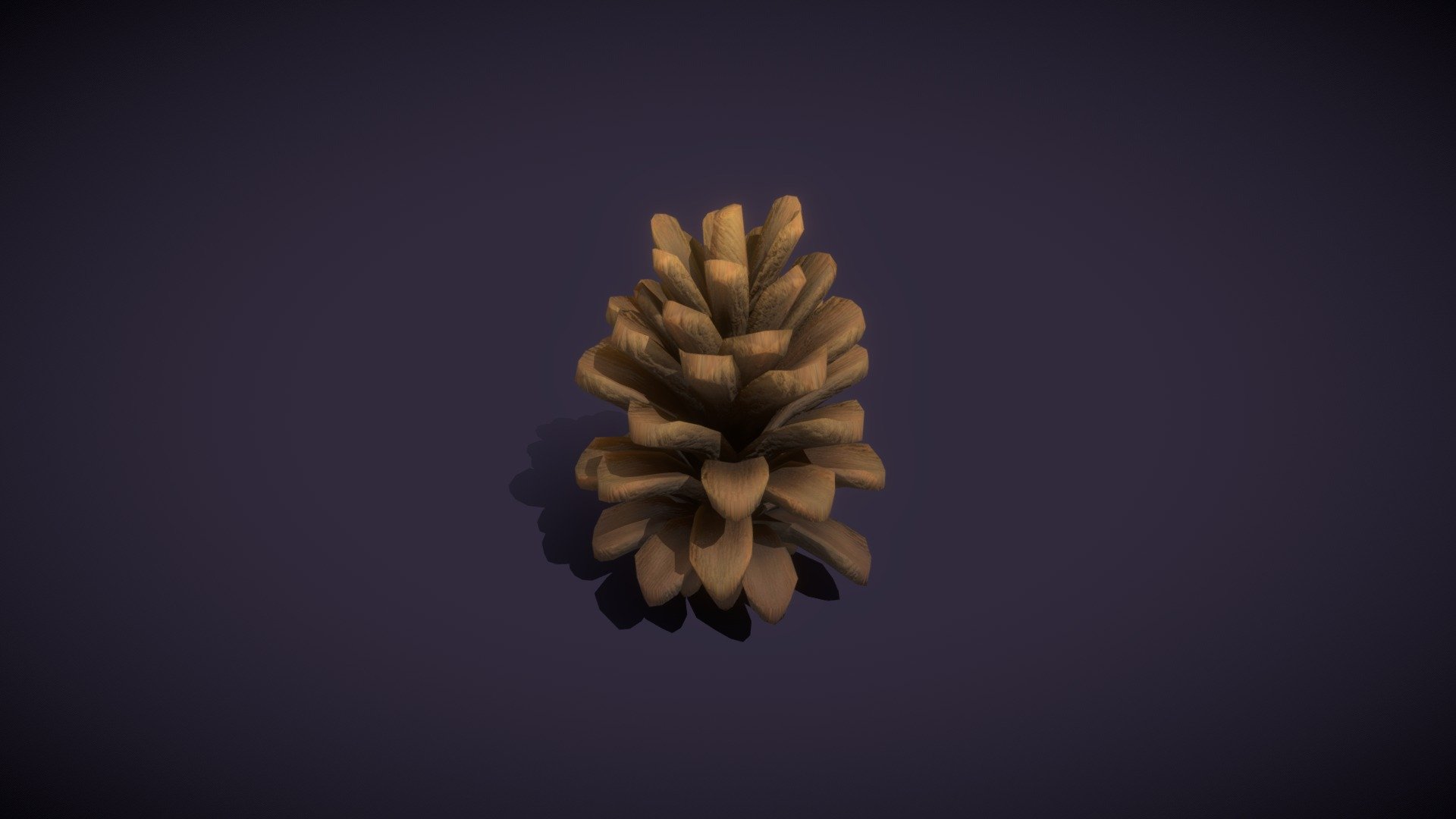 Cartoon Pine Cone 3D Model is completely ready to be used in your games, animations, films, designs etc.  

All textures and materials are included and mapped in every format. The model is completely ready for use visualization in any 3d software and engine.  

Technical details:  




File formats included in the package are: FBX, OBJ, GLB, ABC, DAE, PLY, STL, BLEND, gLTF (generated), USDZ (generated)

Native software file format: BLEND

Render engine: Eevee

Polygons: 2,336

Overall vertex count: 2,650

Textures: Color, Metallic, Roughness, Normal, AO.

All textures are 2k resolution.
 - Cartoon Pine Cone 3D Model - Buy Royalty Free 3D model by 3DDisco 3d model