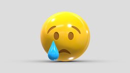 Apple Crying Face face, set, apple, messenger, smart, pack, collection, icon, vr, ar, smartphone, android, ios, samsung, phone, print, logo, cellphone, facebook, emoticon, emotion, emoji, chatting, animoji, asset, game, 3d, low, poly, mobile, funny, emojis, memoji