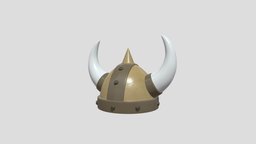 Viking Helmet armor, fight, heavy, bone, viking, rusty, sharp, dress, metal, old, head, wearable, norse, crusader, wiking, helmet, military, war, shield, knight