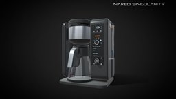 Coffee Brewer office, drink, device, cafe, coffee, cappuccino, espresso, household, gadget, mechanical, unreal, breakfast, electronic, 4k, appliance, americano, automatic, machine, engine, cold, ue4, brewer, drip, brew, latte, arabica, robusta, unity, game, lowpoly, low, electric, ue5