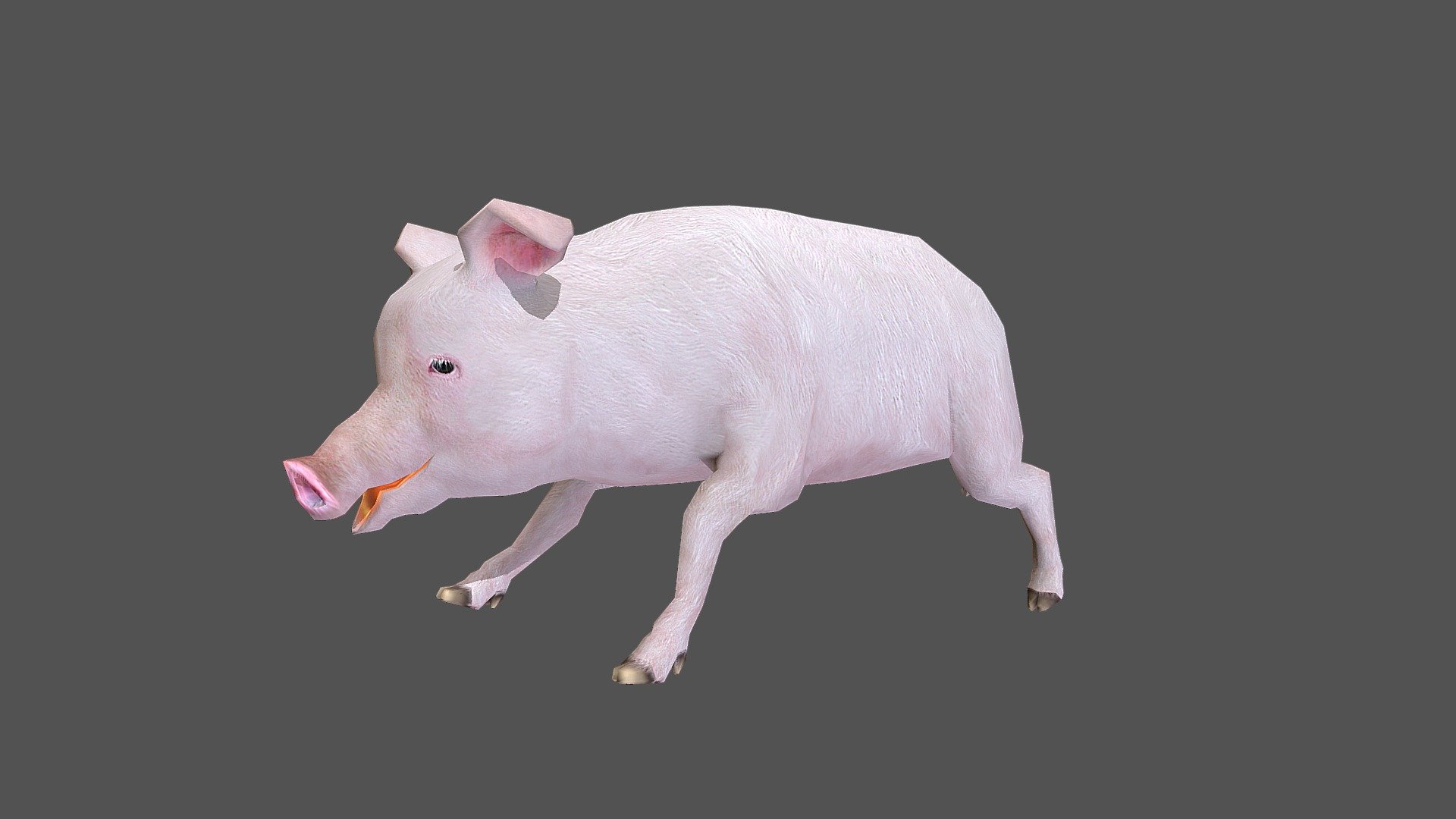 Pig - 3D model by josluat91 3d model