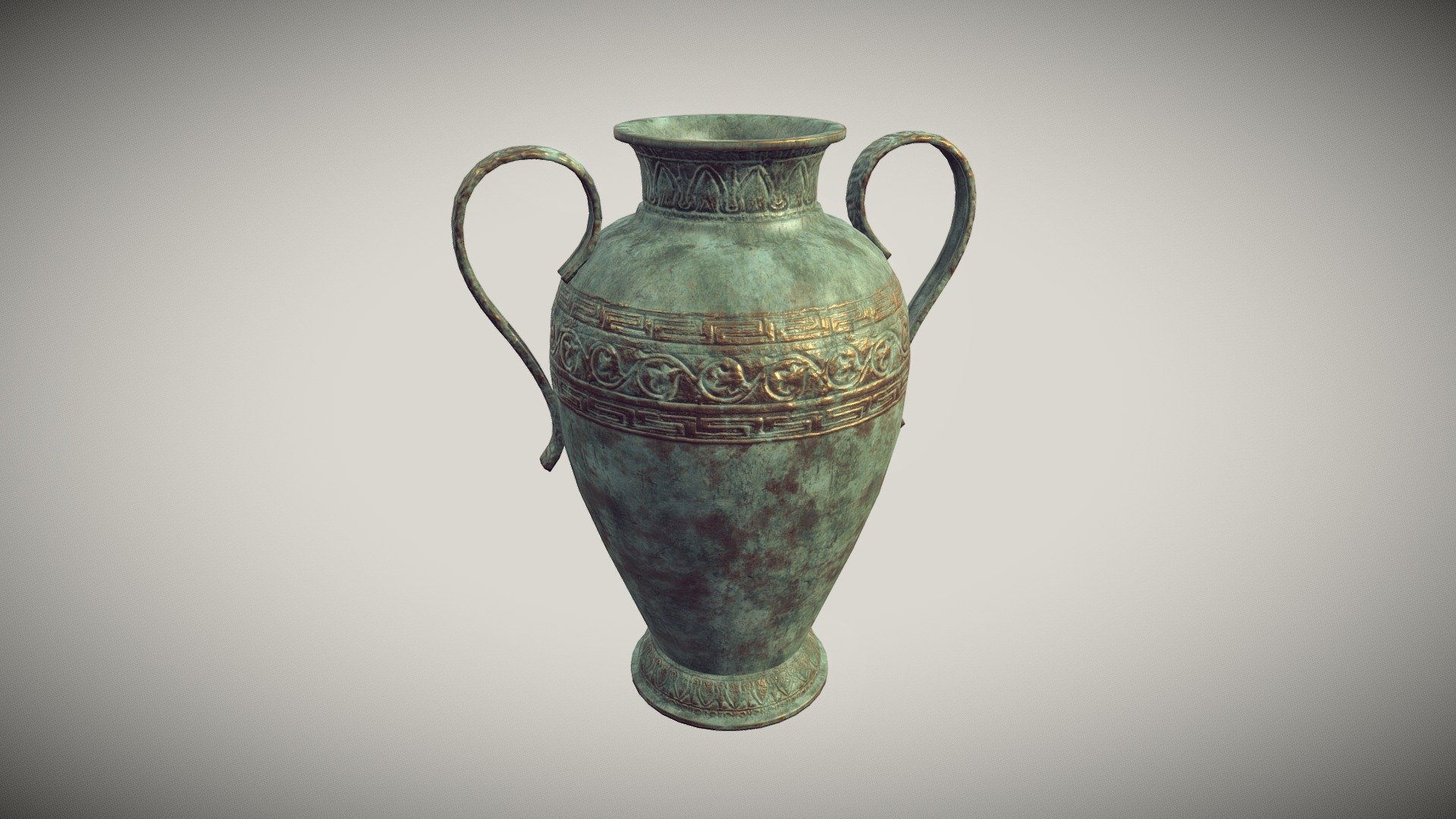 Antique ornate bronze vase covered in patina.

Low-poly, PBR. Includes High-poly files.

Collection of my other historical models:
https://sketchfab.com/avatrass/collections/historical-item-models - Antique Bronze Vase - Buy Royalty Free 3D model by avatrass 3d model