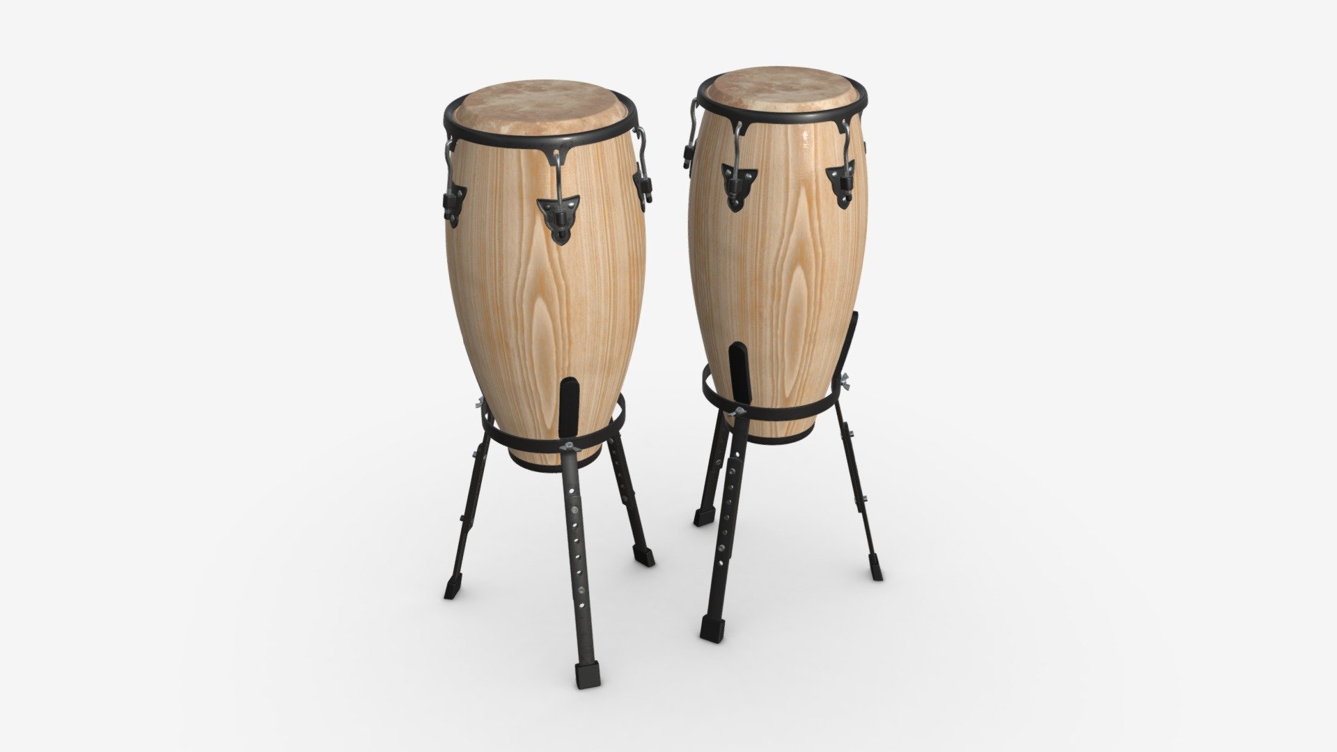 Conga set 10 and 11 inches - Buy Royalty Free 3D model by HQ3DMOD (@AivisAstics) 3d model