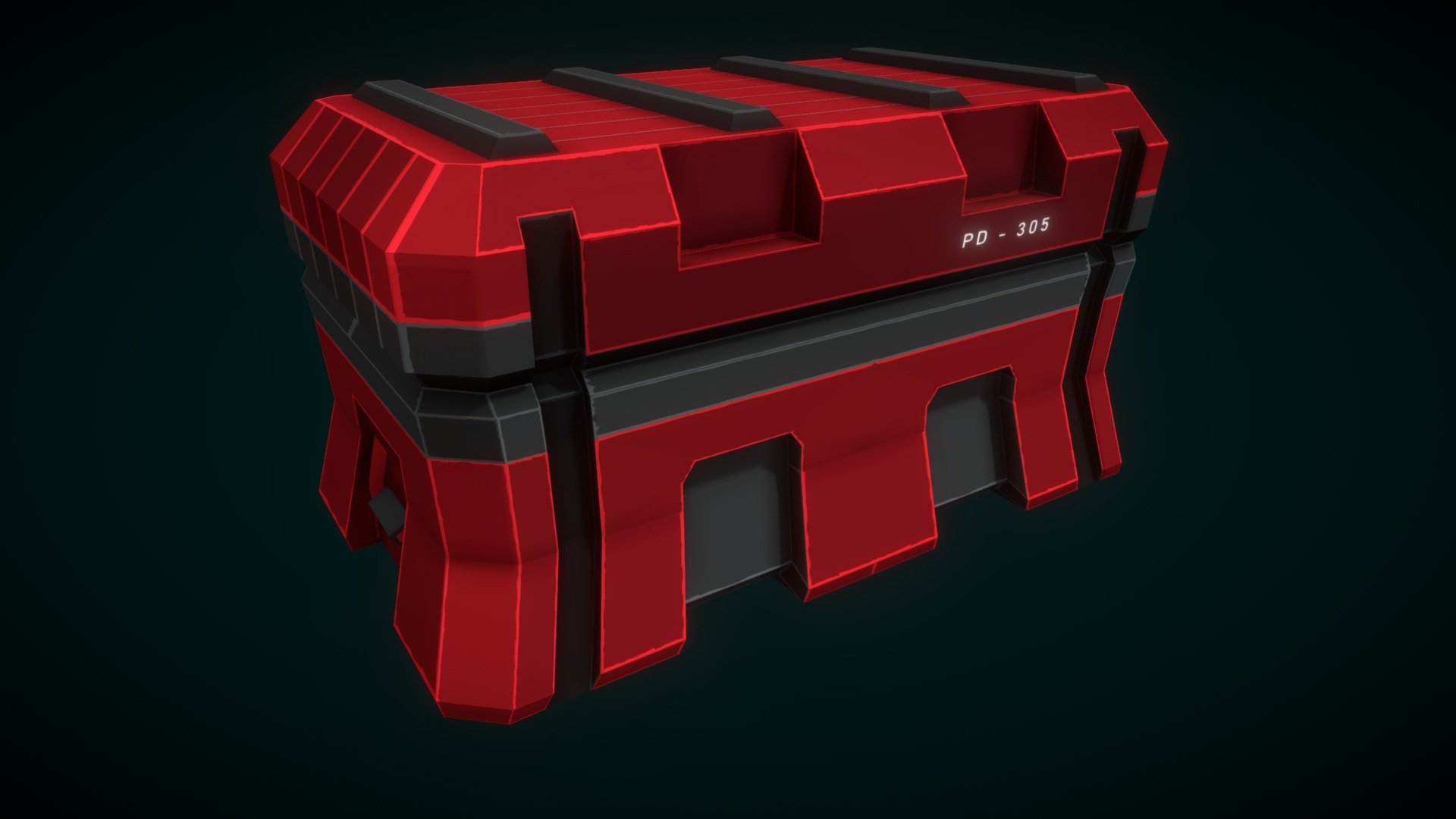 A lootbox created for Big Bang Studio. 

This is the second type of army chest from a set of 3

The chests are available in the Unity Asset Store - Loot Boxes Generic Chest B - 3D model by Daniel Sturing (@DanielSturing) 3d model