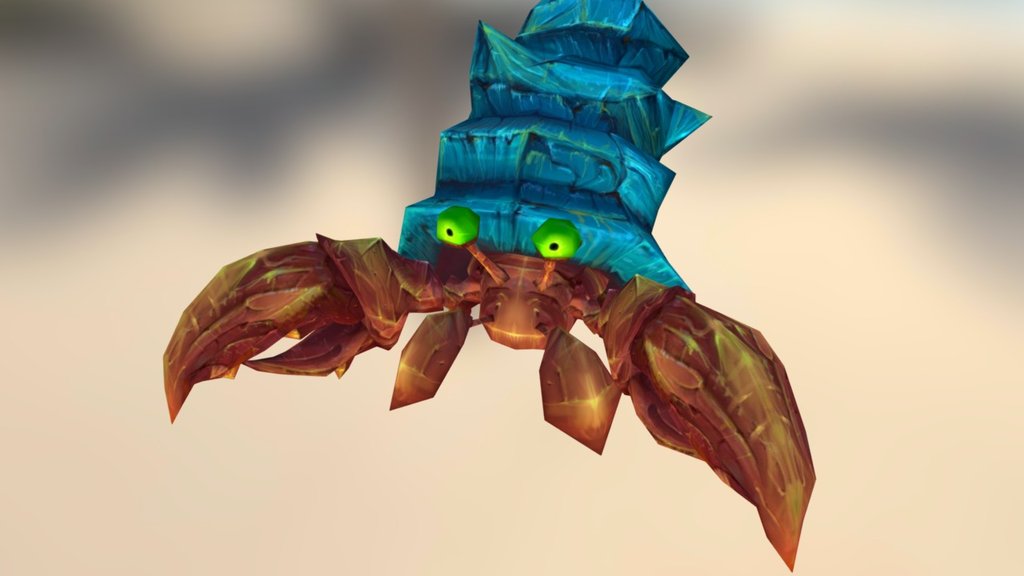 Unity3D AssetStore URL

-link removed- - Shell Crab - 3D model by layerlab 3d model