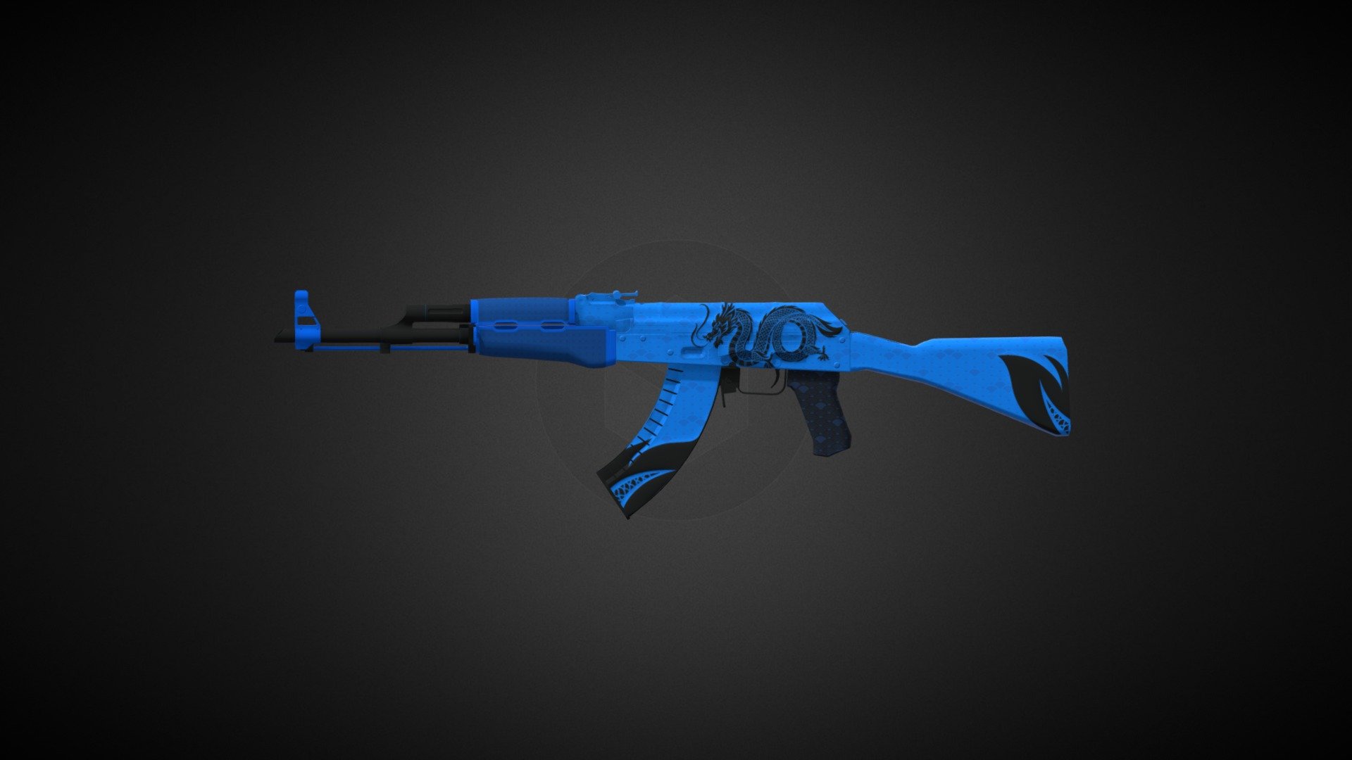 AK-47 | Loong - 3D model by Z3DR1T 3d model