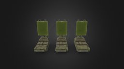 Military Radar System system, ready, tank, radar, military-vehicle, pbr-texturing, game, lowpoly, mobile