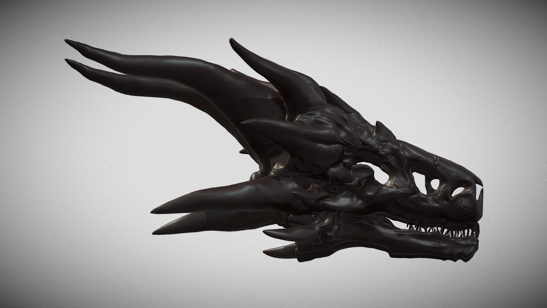 Balerion skull from GAME OF THRONES: House of the dragon - Balerion the Black Dread - 3D model by lmjcarlos31 3d model
