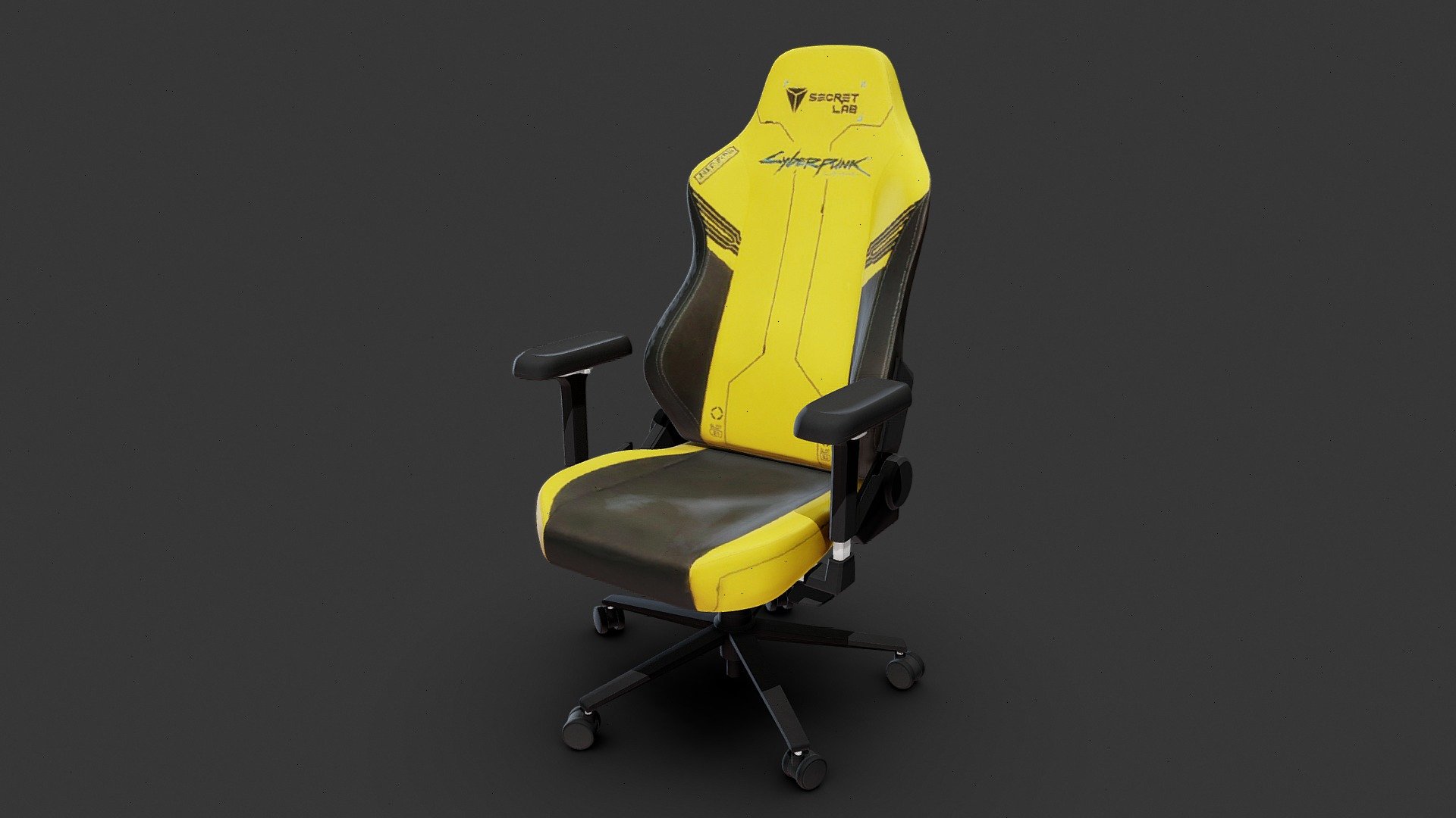 Cleaned version of https://skfb.ly/osQuZ using 3DS Max and Zbrush for Unreal Engine 4 - Htech - Secret Lab Chair Photoscan Cleaned Model - 3D model by htech-sg 3d model