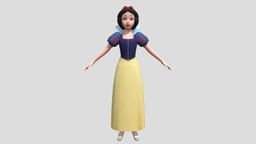 Snow White 3D Model disney, snowwhite, snowwhiteandthesevendwarfs