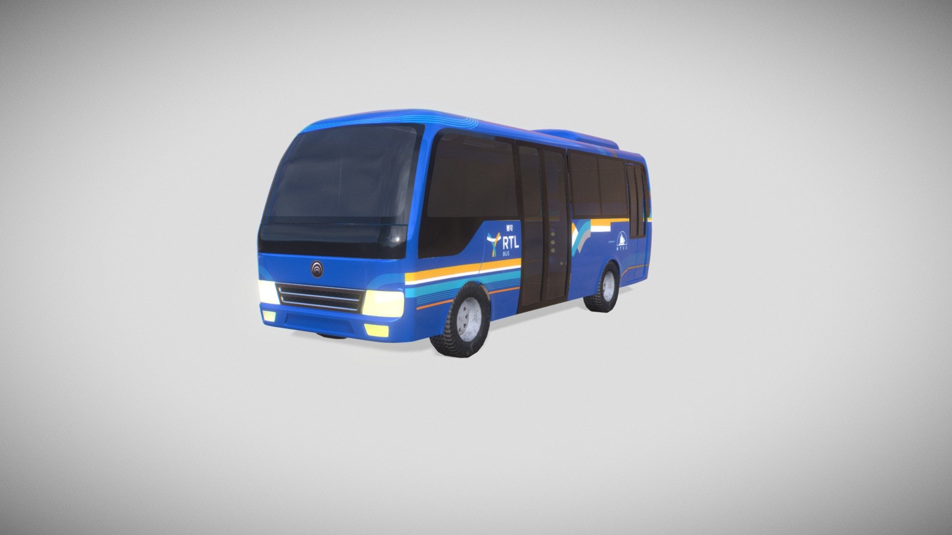 MTCC RTL minibus - 3D model by mohamedsameeeer 3d model