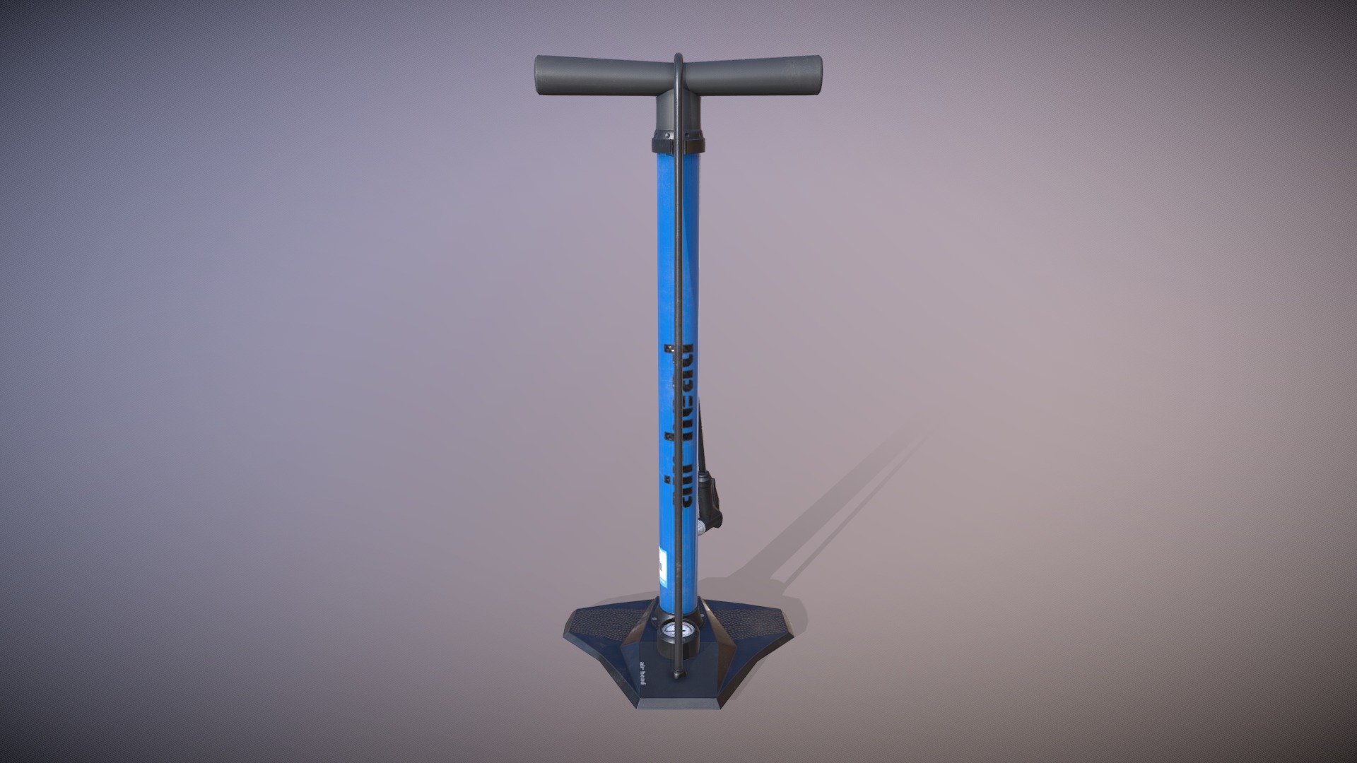 My version of a tire pump for my garage scene 3d model