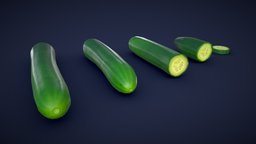 Stylized Cucumber