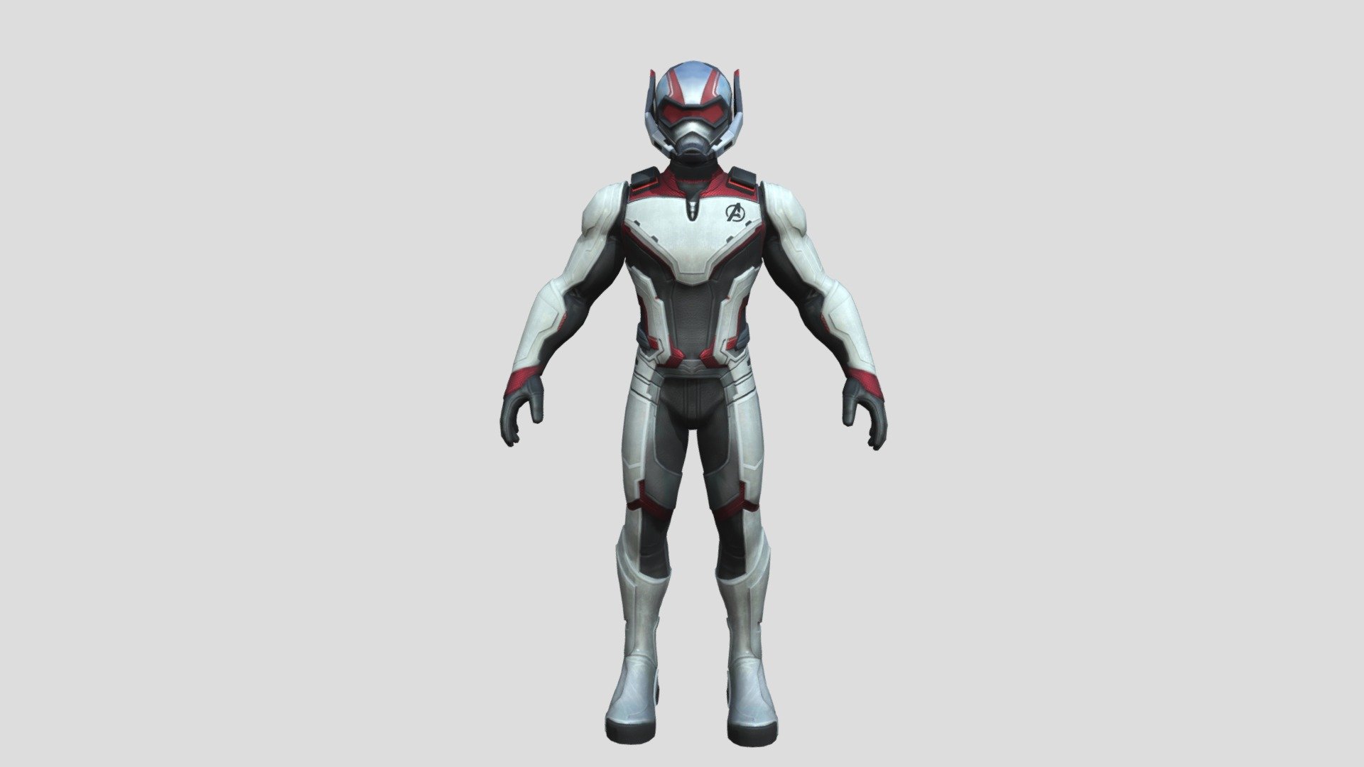 JOIN TELEGRAM : https://t.me/CAPTAAINROFFICIAL1

This is Antman from Endgame when he have to go in the past to carry infinity stones, This suit is designed by Ironman.

My Gmail : captaainr@gmail.com - Ant-Man (Textured) (Rigged) - Download Free 3D model by CAPTAAINR 3d model