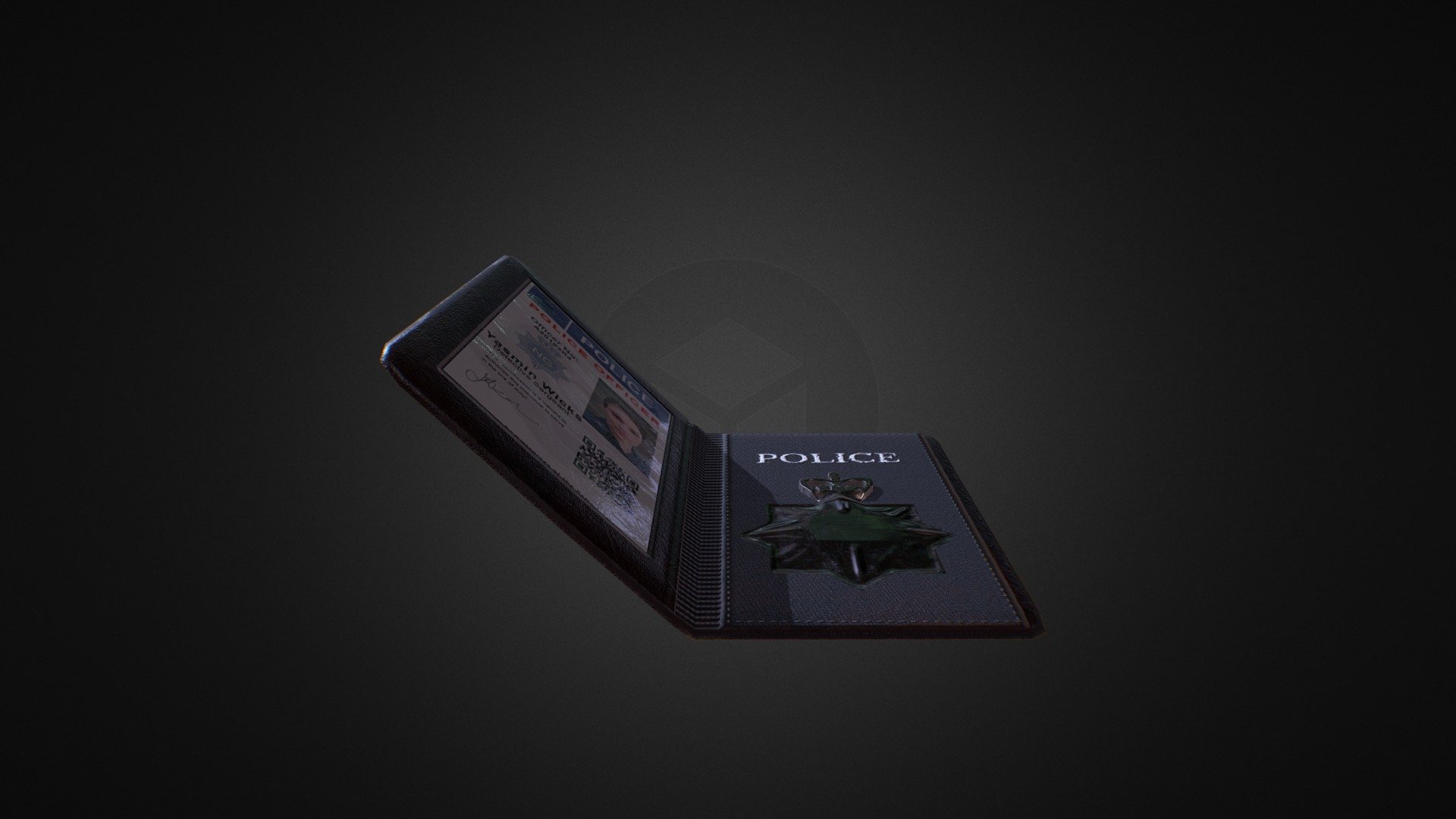 This is a police ID i have been working on for a upcoming portfolio piece. This is based of a UK police ID 3d model