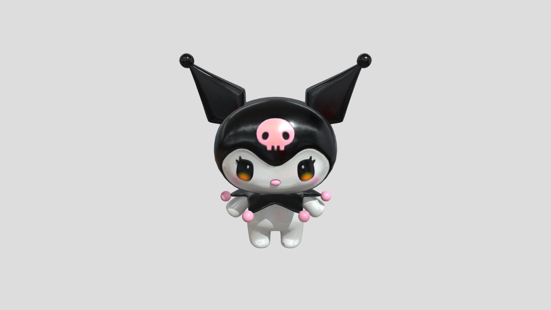 NatumiのKUROMI - 3D model by vibewave (@nyancute) 3d model