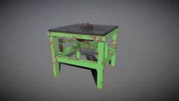Saw saw, substance-painter, free, animated
