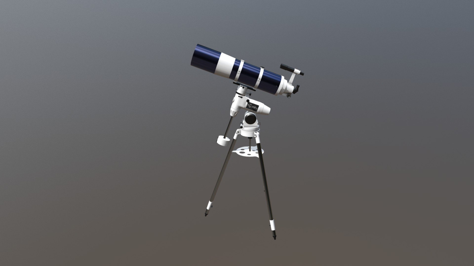 This is a modern telescope - Telescope - 3D model by EugeneMiling 3d model