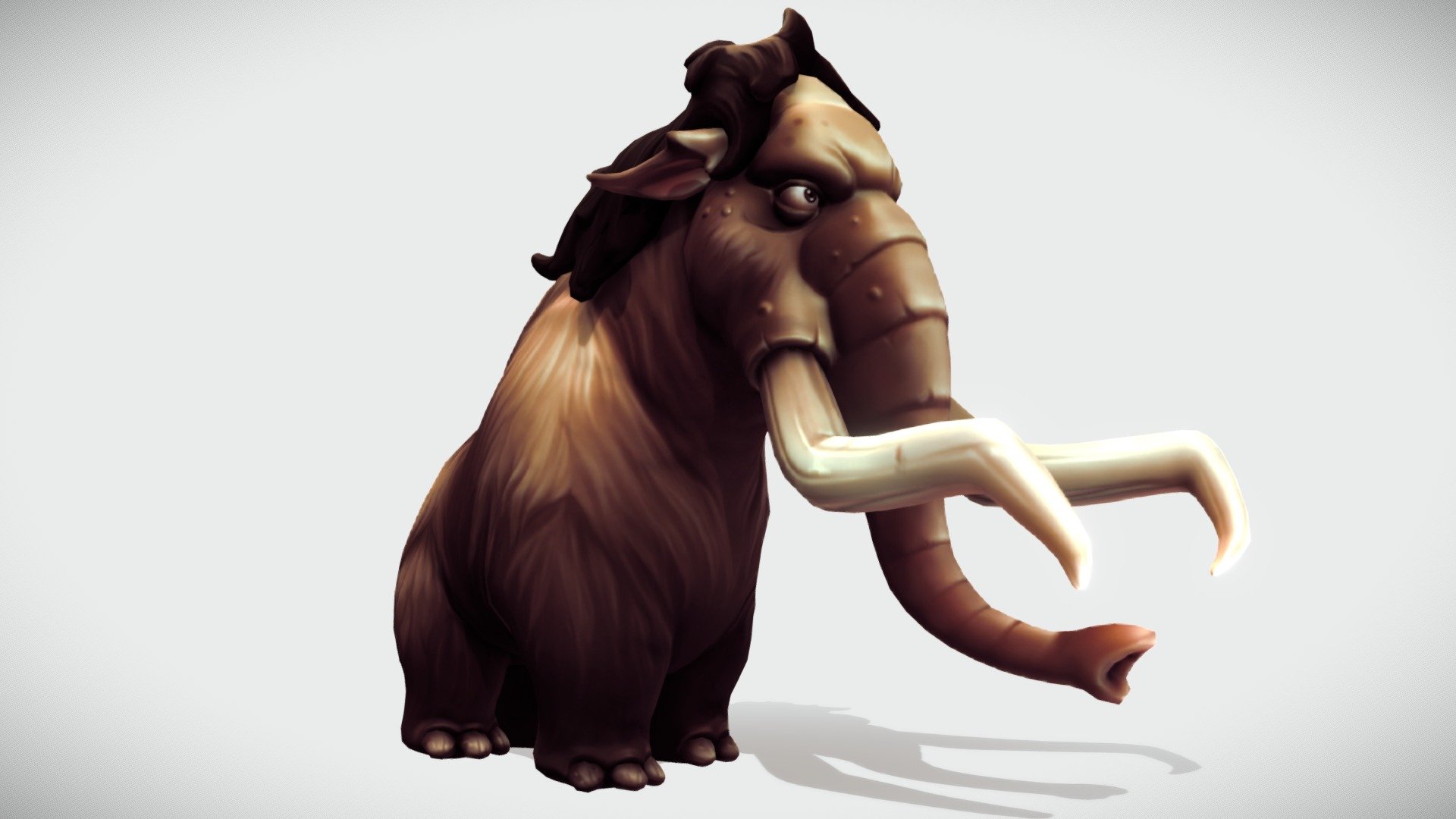 This is a rigged and animated cartoon mammoth character.

Contains multiple animatons!

VERY IMPORTANT: All ‘moving’ animations are meant to use with root motion 3d model