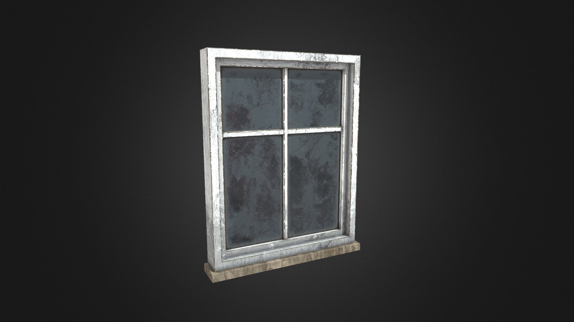 Once more, a windows in really bad shape, makes its way to Sketchfab. This time in a new design, yet not broken 3d model
