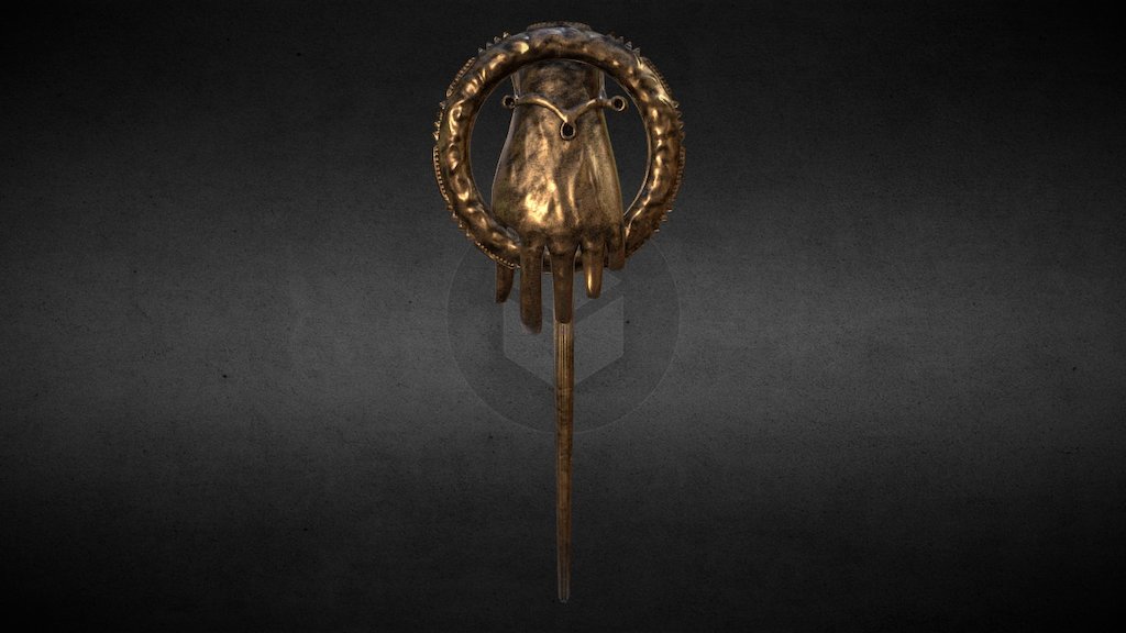 I am excited for Game Of Thrones season 7. I thought I would give it ago modelling/textureing the Hand of The King/Queen brooch.

3d's Max: 3,298 Tris

Sculpted: in Zbrush

Texture Map: 2048x2048 pixels

Working hours on this this model 8+ a quick model. Please give feed back 3d model