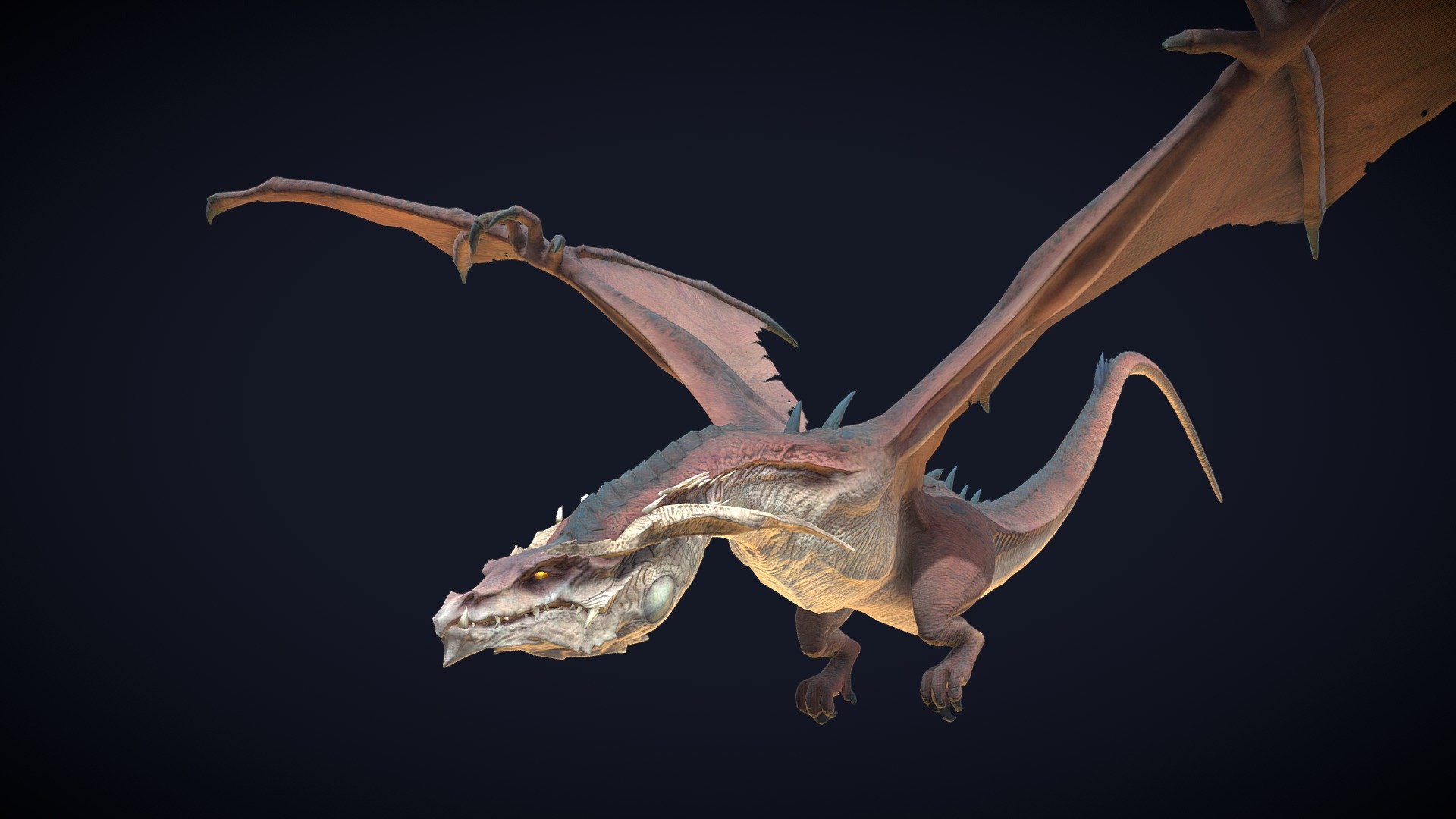 An Animated Dragon with Three different Motion Loops.

Place this model in your space using web-based augmented reality:

https://portal.worldcast.io/show/9bwZjpgWOrVqQxn1rq4bDaXB6vzK3oeEGR5L

No app download required! Open link on mobile device to experience AR.

See this 3D model in action, and more models like it, in this collection of free augmented reality apps:

https://morpheusar.com/ - Animated Dragon Three Motion Loops - Download Free 3D model by LasquetiSpice 3d model