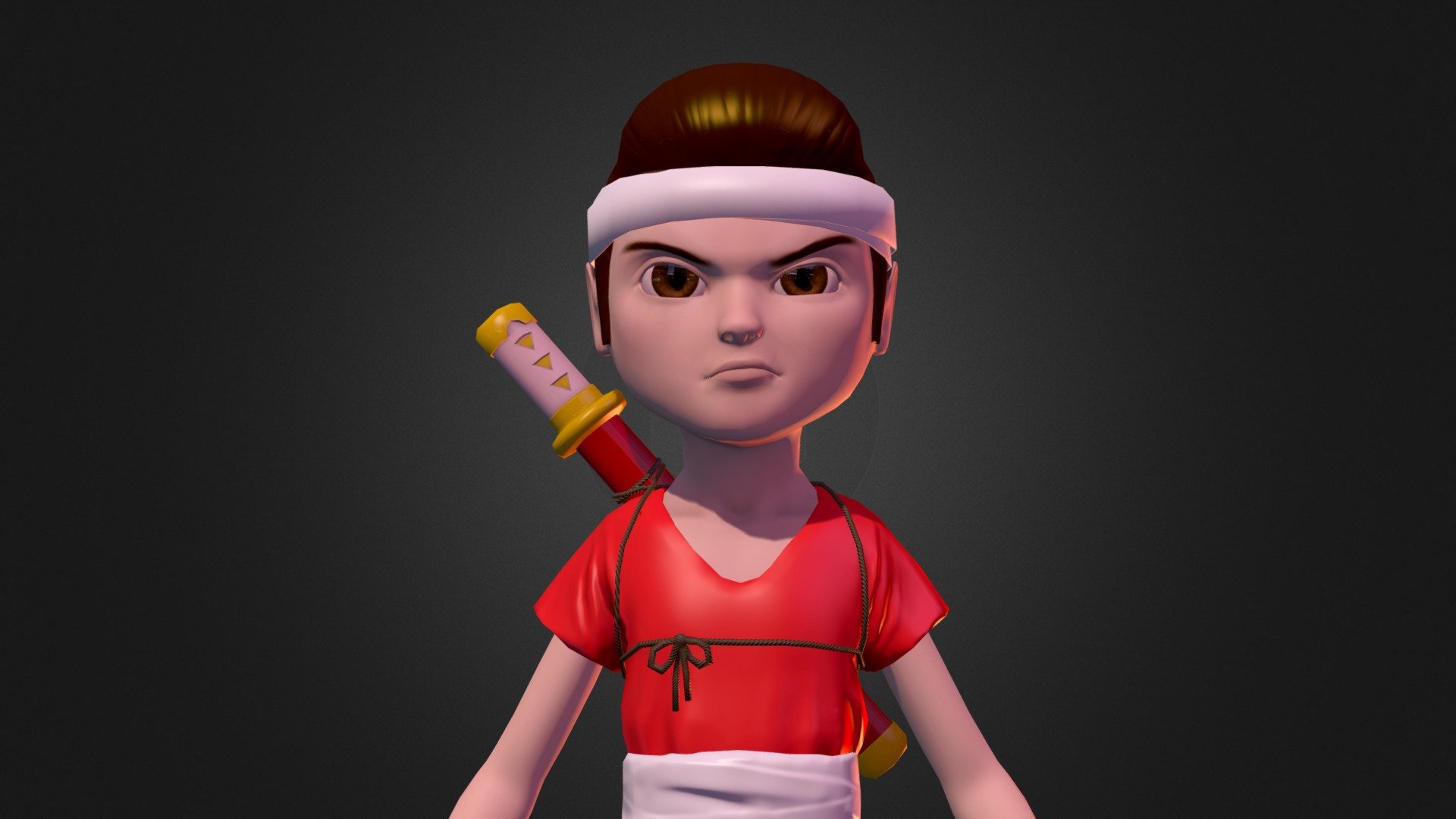 More about this model, renders and process of creation here:
https://www.behance.net/gallery/29973155/Ataru-the-ninja - Ataru the ninja - 3D model by danielperezdominguez 3d model
