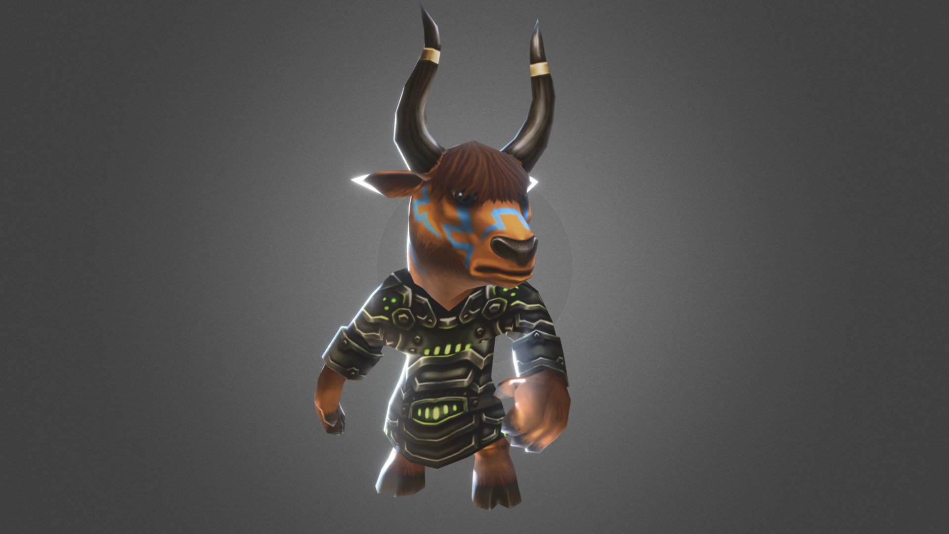 Asterion does not put up with any bull. Not even himself 3d model