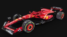 F1 Ferrari SF-24 ferrari, f1, formula1, 3dmodel, ferrarif1, ferrarissf24, formula12024, sf24