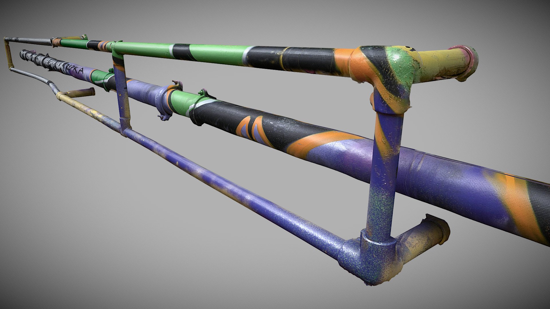 London

Pipe scan No. 5

pipes with grafitti, street art district in London

Urban &amp; Industrial collections

Good for adding realism to your urban / abandoned scenes

diffuse/normal/specular - Pipe scan No. 5 - Buy Royalty Free 3D model by 3Dystopia (@Dystopia) 3d model