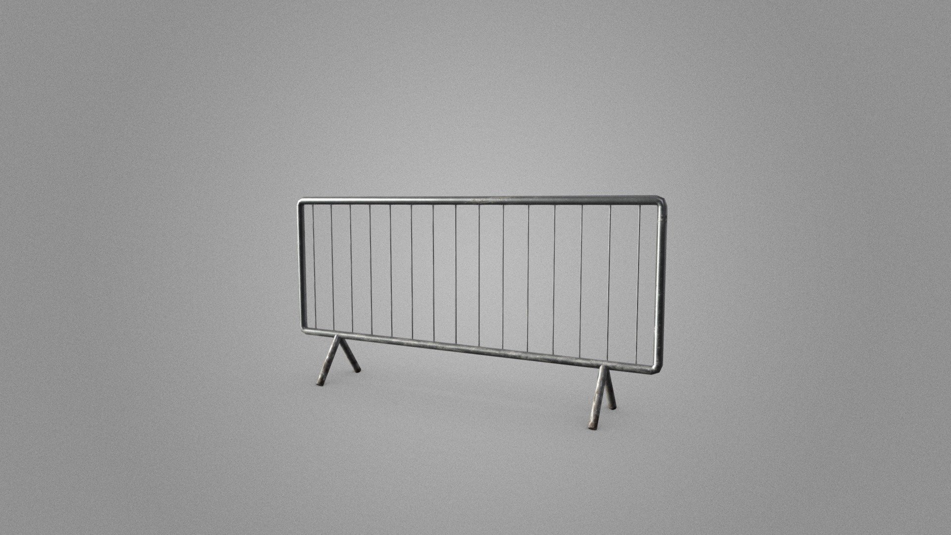 Steel Street security Barrier - Steel Barrier - Buy Royalty Free 3D model by Polygon Alley (@jmayala) 3d model