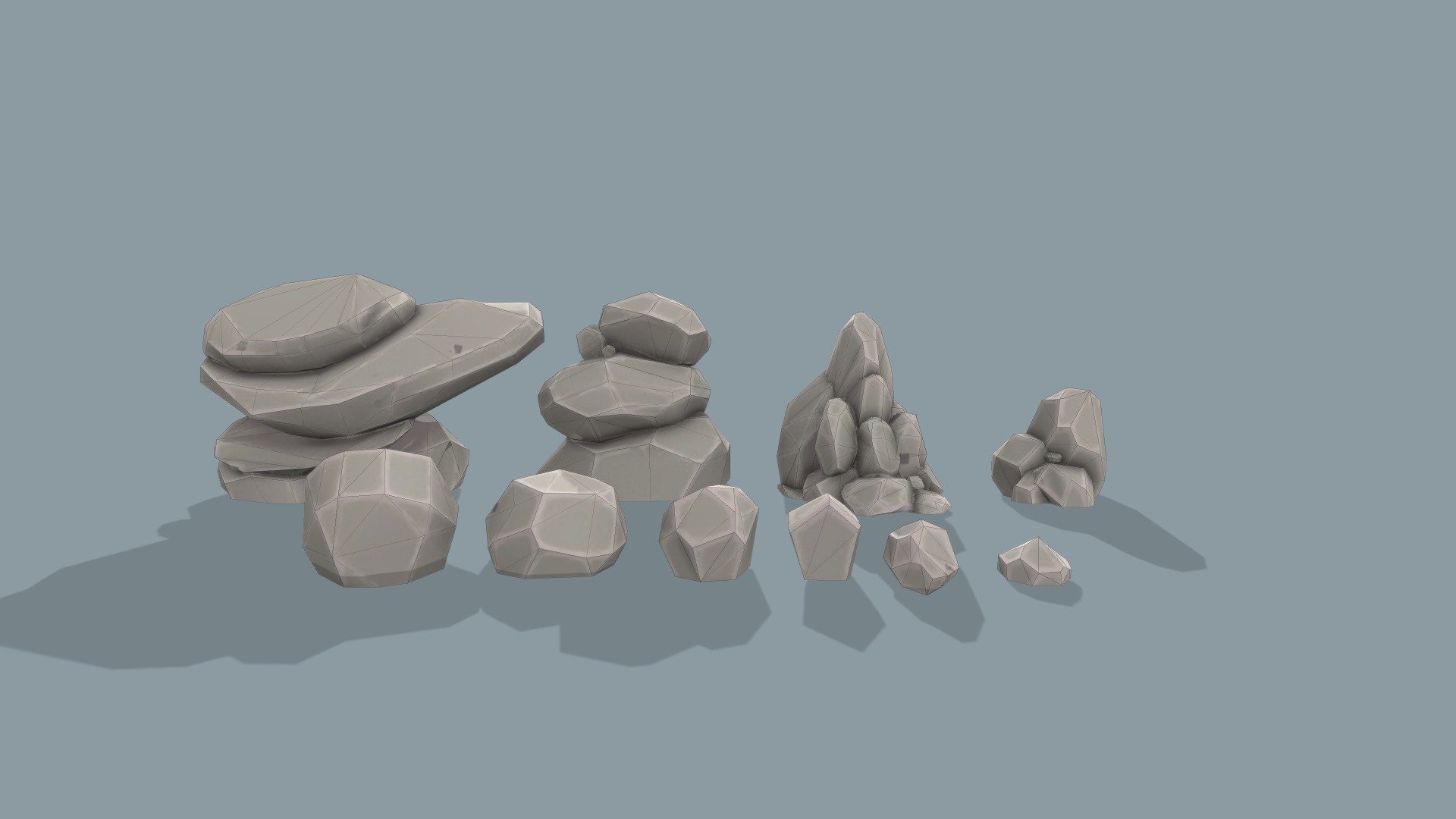 A set of simple low poly rock assets.

Modelled using Maya and textured using Substance Painter.

2 texture rock and snow

Artstation:https://www.artstation.com/rendom - Low Poly Rocks - 3D model by Rendom (@s347487) 3d model