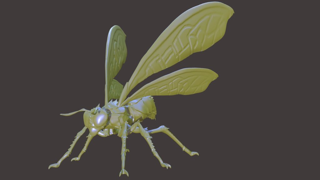 It's a giant mutant wasp - Giant Mutant Wasp - 3D model by Mr Jay (@mrjay) 3d model