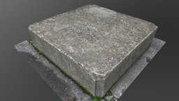 Concrete cubus block