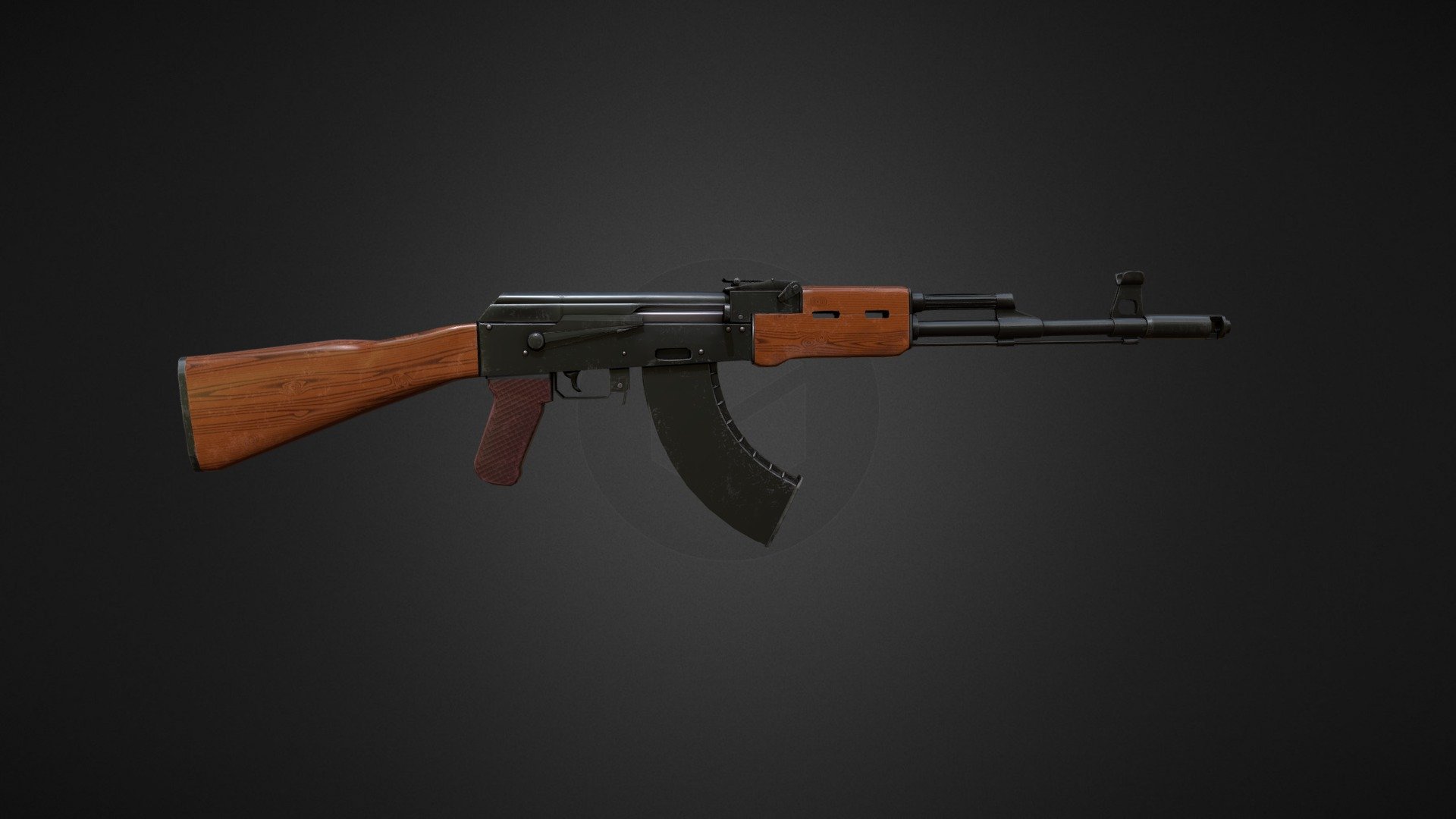 **Legendary Kalashnikov ** - AK 47 - Buy Royalty Free 3D model by Stastsb 3d model