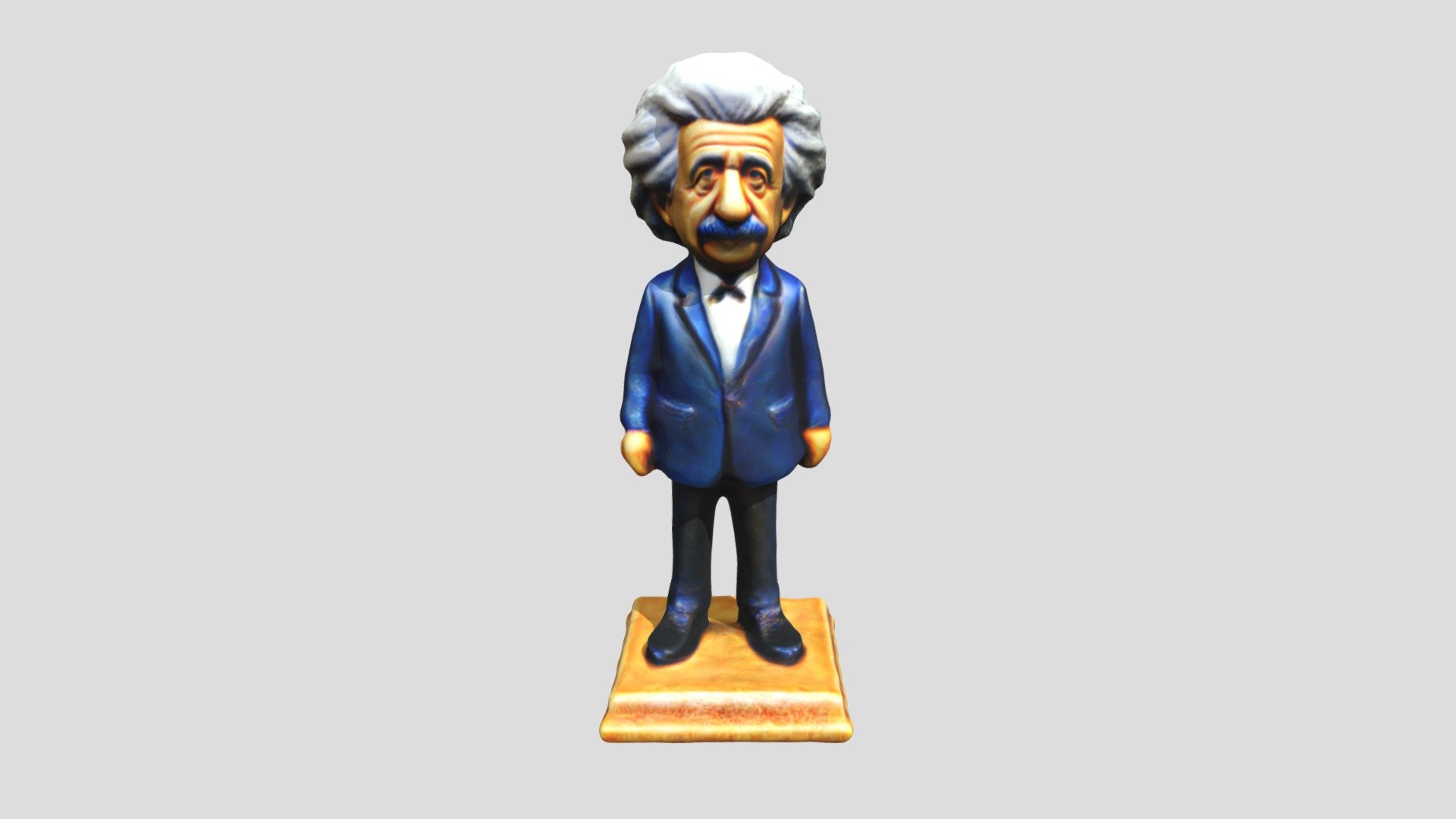 Albert Einstein Bobblehead, Lifelike, Realistic, High Quality, Highly Detailed, Sharp - Albert Einstein Bobblehead - Buy Royalty Free 3D model by HistoryView.org (@HistoryView) 3d model
