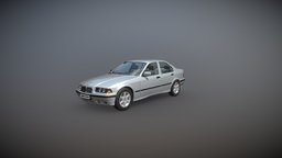 BMW E36 bmw, automotive, 1990, maya, modeling, car, sport, bmw-e36