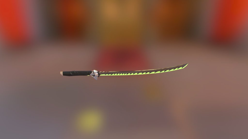 My first lowpoly Genji Katana.

Model: Genji Katana
V2 Texture:No 
Material: Metal, Plastic, Emission 
Light: No 
FX: No 
Vertex: 1,962 Faces: 1,628 Tris: 3,972

Modeled by TheDwarf. 
All your comments are welcome ! 
Thanks for watching 3d model