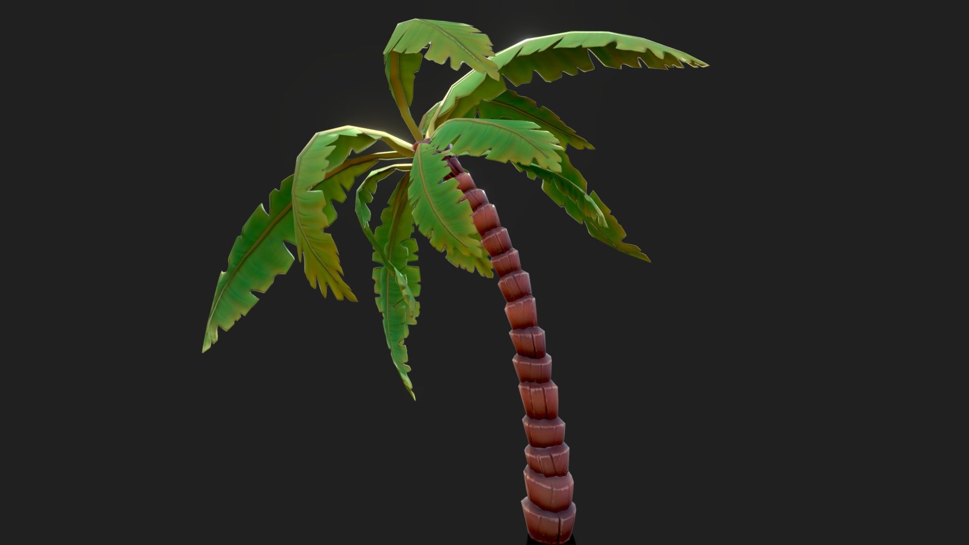 Originally modeled in Cinema 4D R 21



Maps for Cartoon Palm Tree




BaseColor

Metallic

Roughness

Normal

AO

Opacity



SCALE:
- Model at world center and real scale:
       Metric in centimeter
       1 unit = 1 centimeter



Texture resolution 2048x2048
Texture format PNG



Poly Count :
Polygon Count - 2099
Vertex Count - 3174
No N-Gons - Cartoon Palm Tree - Buy Royalty Free 3D model by zames1992 3d model