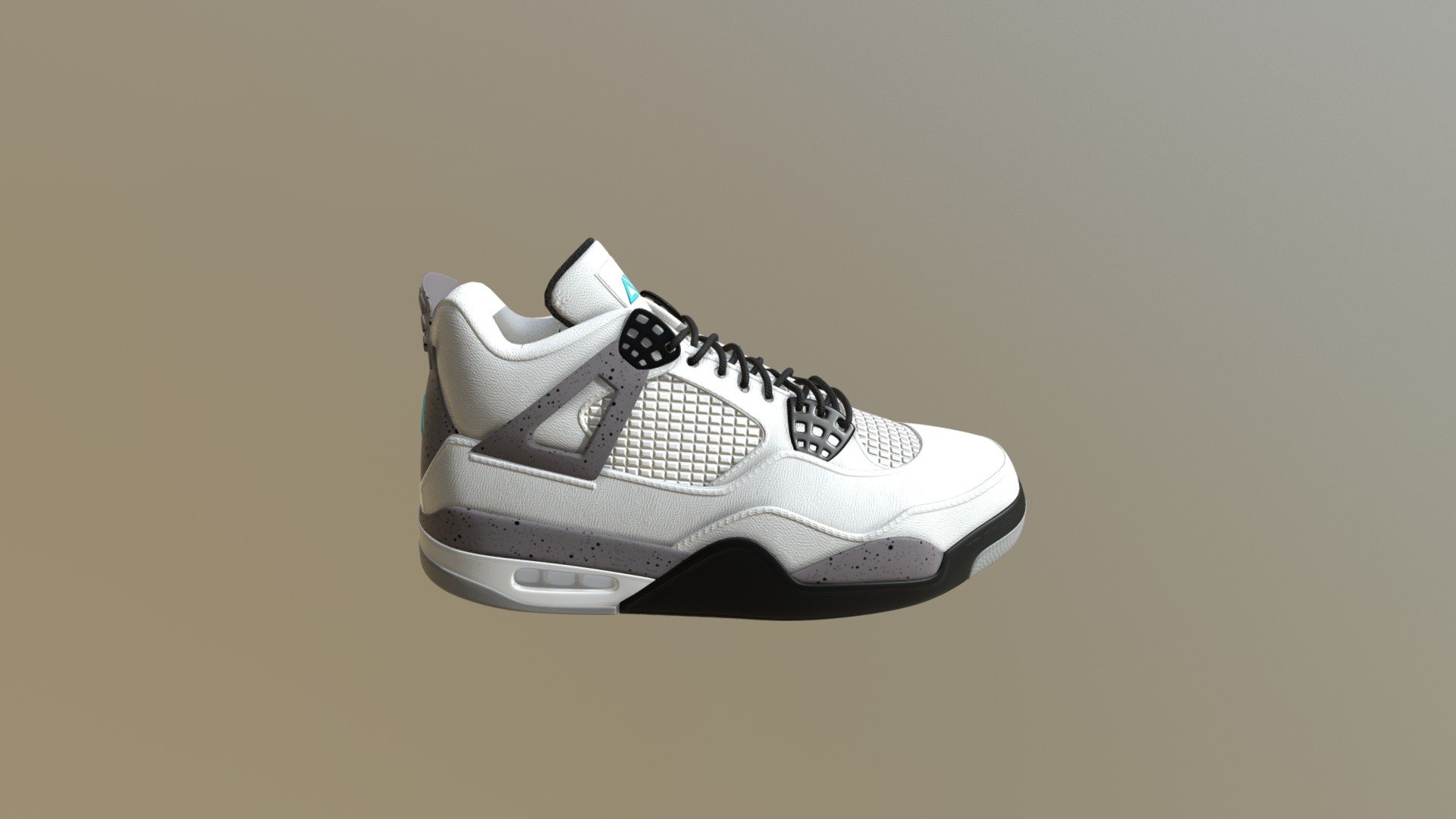 Shoes Air Jordans 4 UPLOAD READY - 3D model by stochastic 3d model
