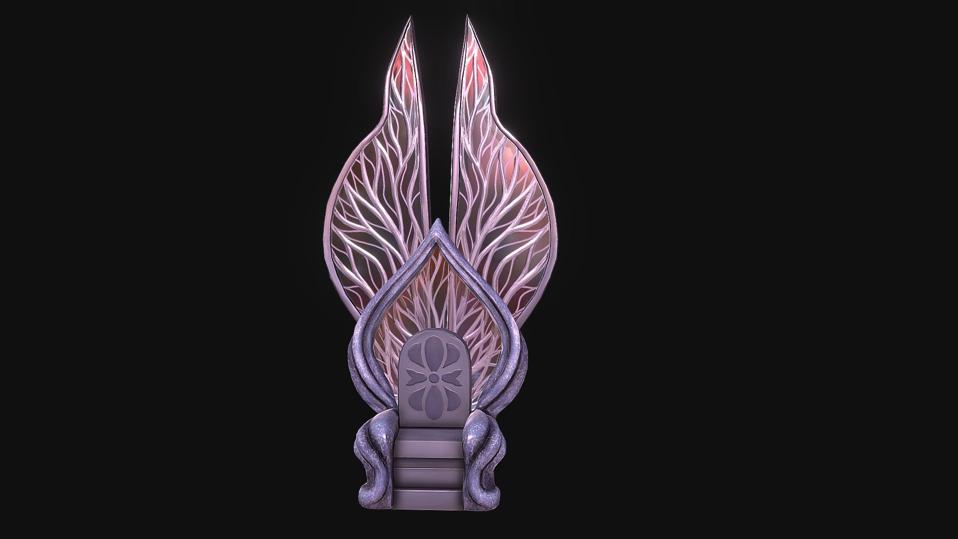 Throne - 3D model by Louise Crouch (@sourearth) 3d model