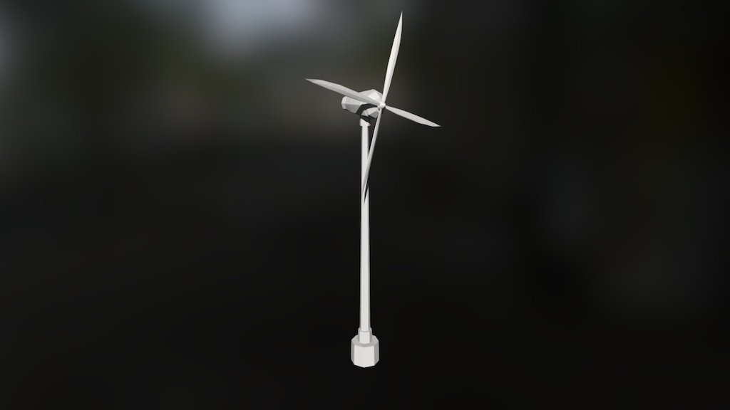 Windmill, lowpoly - Windmill, Low-Poly - Download Free 3D model by FLAREMEDIA 3d model