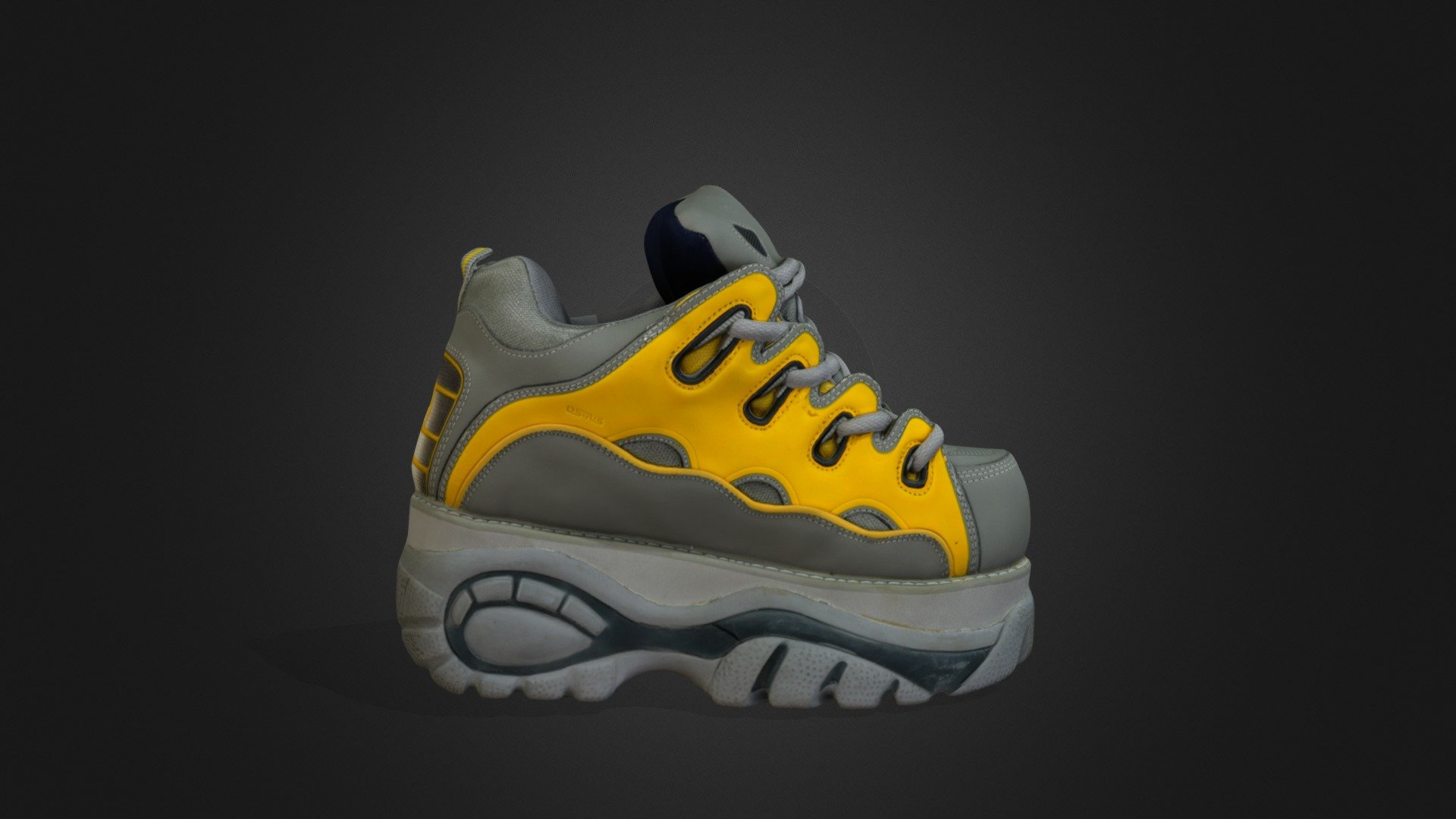 Osiris Platform Boots - Gray Orange - Buy Royalty Free 3D model by Sikozu 3d model