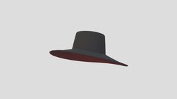 Black Hat hat, red, toon, fashion, top, ar, head, uniform, fabric, costume, brim, character, cartoon, clothing, black