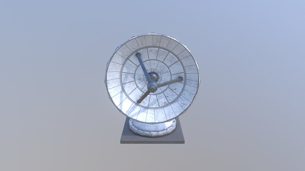 Low-Poly Radar Dish - Download Free 3D model by joe_carrot 3d model