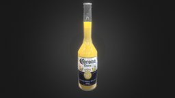 Corona Extra 355ml bottle (JAPAN) beer, beerbottle, 3dsmax, blender